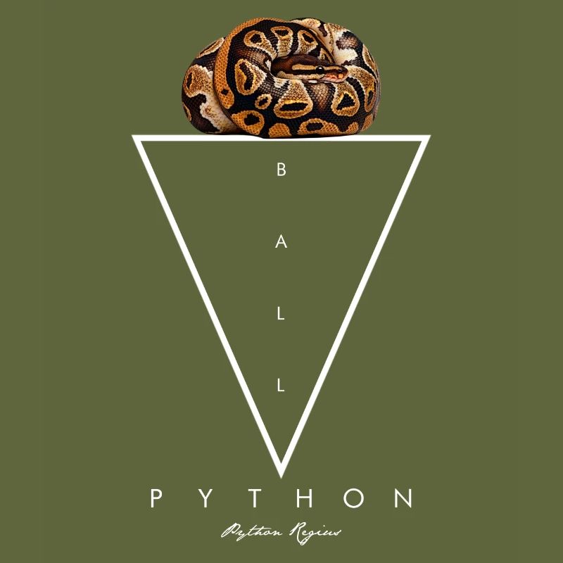 Ball Python Geometric Modern Snake Keeper