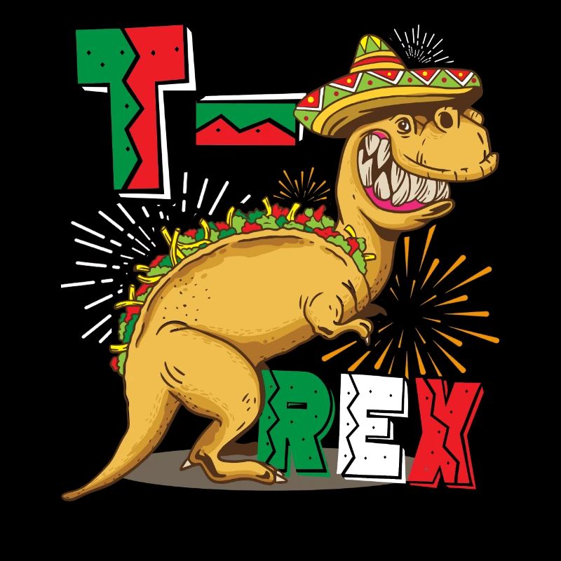 T Mex Tacosaurus T Rex Taco Cinco De Mayo Dinosaurier