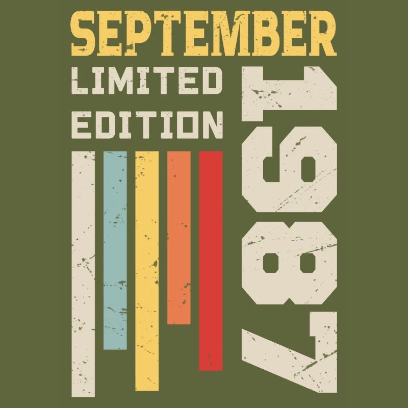 September 1987 Birthday Gift September 1987