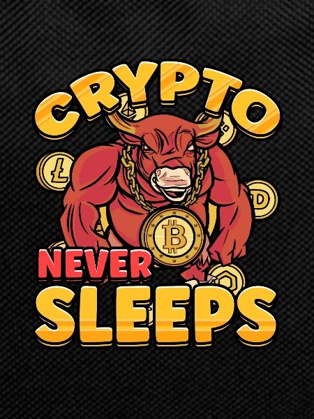 Crypto Never Sleeps Cryptocurrency BTC