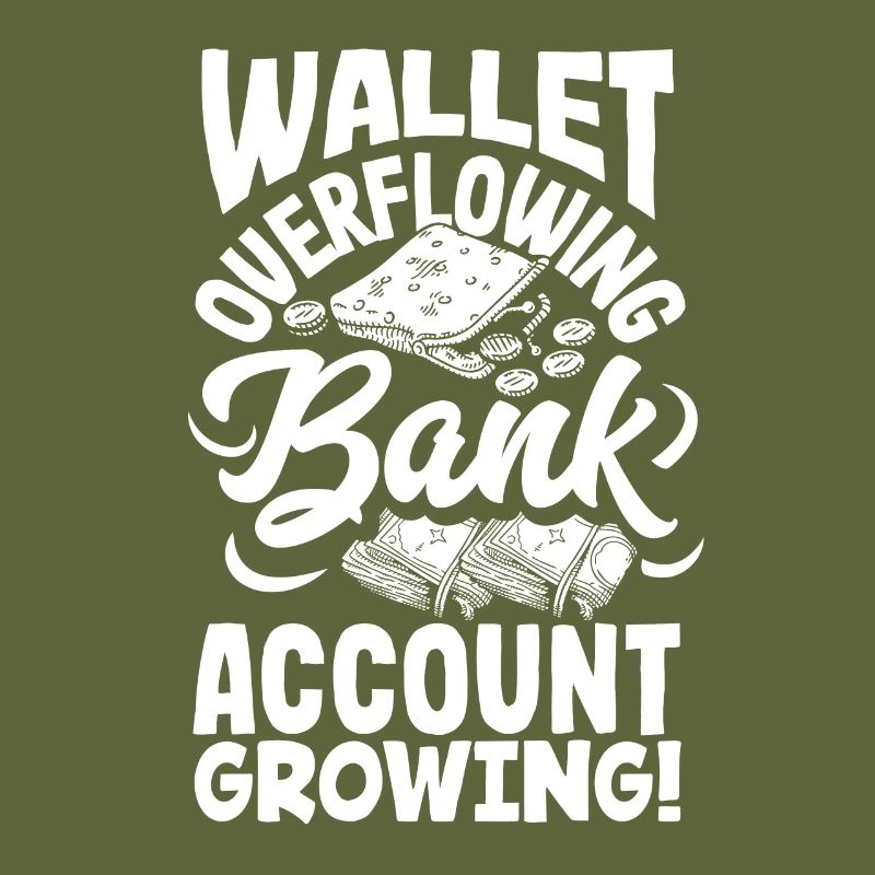 Le portefeuille déborde de compte bancaire augmente les liquidités
