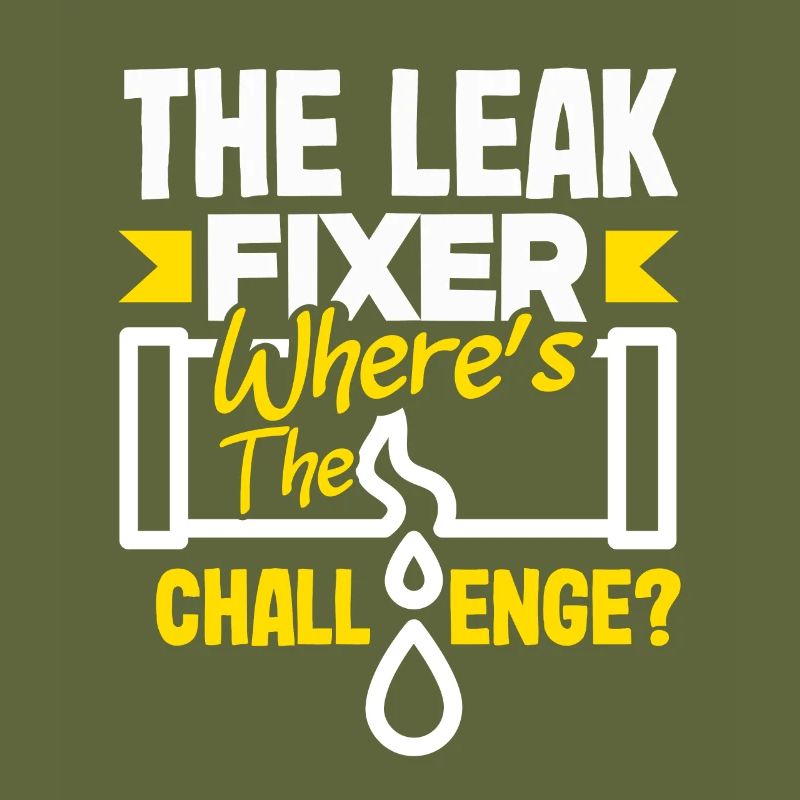 The Leak Fixer Plumber's Challenge Bold Statement