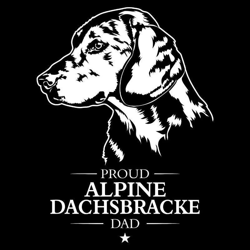 Proud Alpine Dachsbracke Dad Hunde Hund Wilsigns