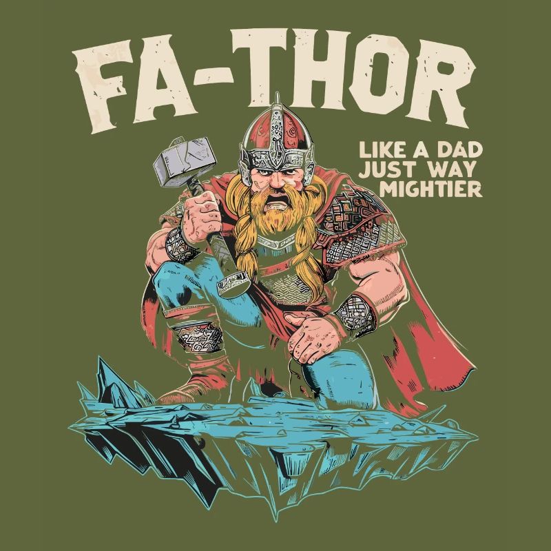 FA-THOR Comme un papa juste bien plus puissant Viking