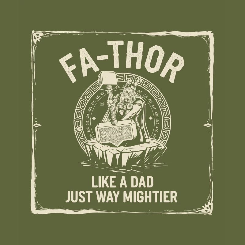 FA-THOR Comme un papa juste bien plus puissant Viking