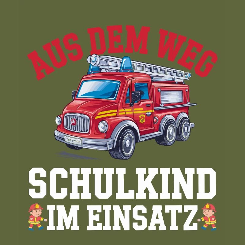 Aus dem Weg Schulkind im Einsatz Einschulung