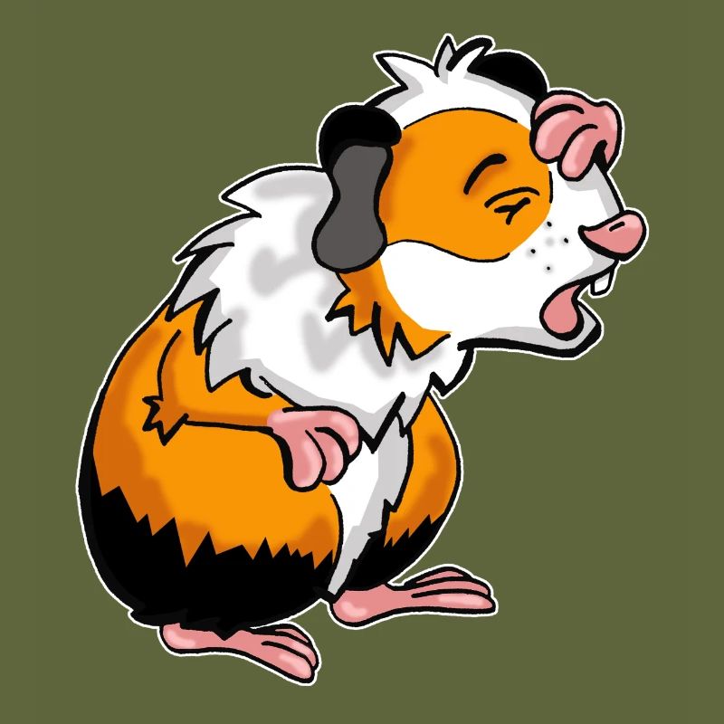 Bande dessinée de cochon d'Inde