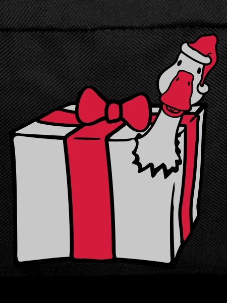 Goose bursts out of gift