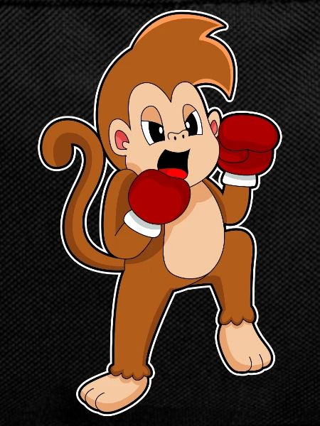 Monkey Boxer Boxing Gloves Boxing