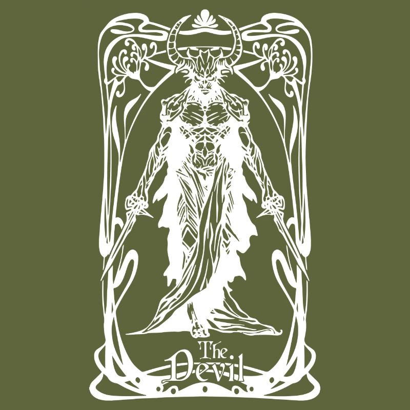 Tarot card the devil