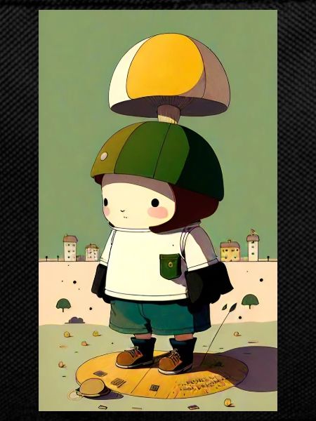 Mushroom mushroom character