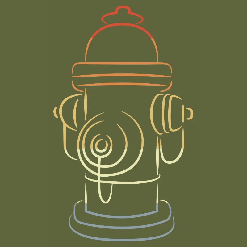 Retro Fire Hydrant