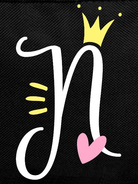 Letter N Initial Letter Crown