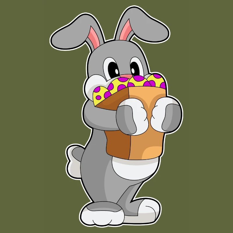 Achats de Pâques Bunny
