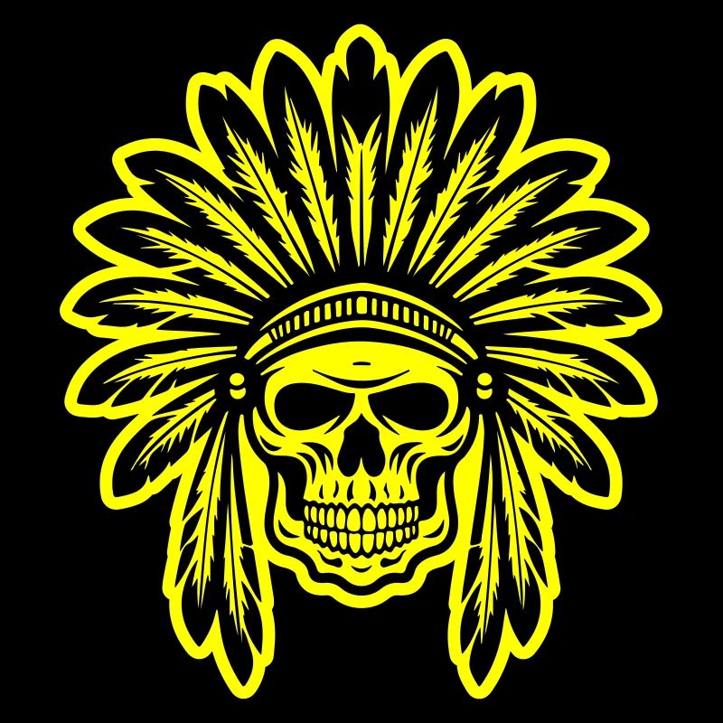 Crâne de chef indien apache