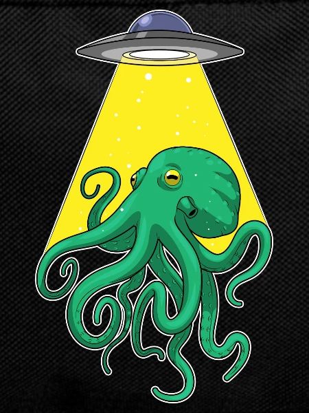 Octopus, Spaceship, Space