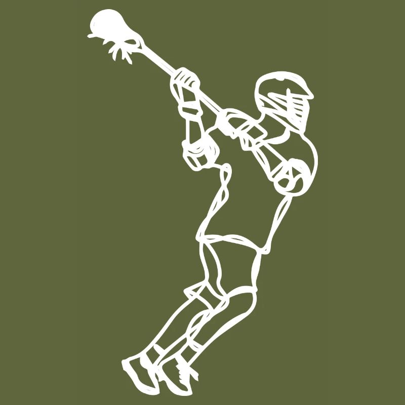 Lacrosse Profi Zeichnung