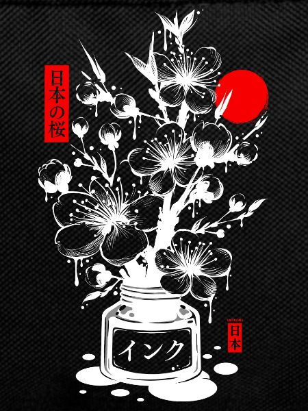Japanese Cherry Ink - White