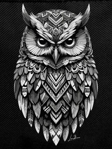 Indian geometric owl