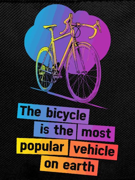 Colourful Bicycle Illustration Design
