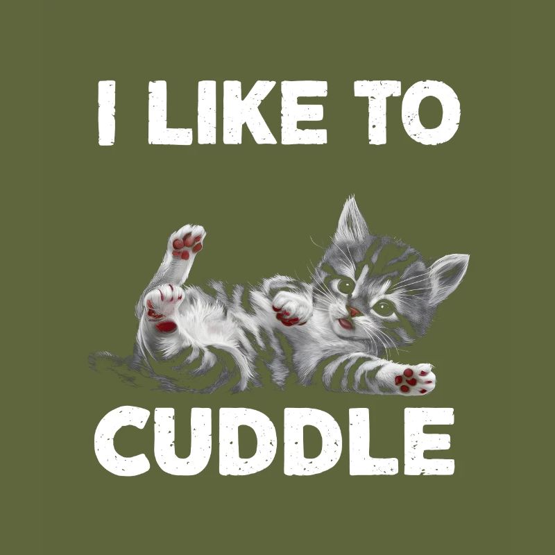 Ich knuddele gerne mit Kätzchen