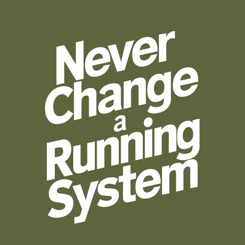 Wechseln Sie niemals ein laufendes System