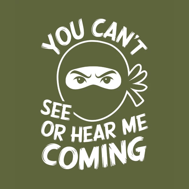 Ninja, du kannst mich nicht kommen sehen oder hören