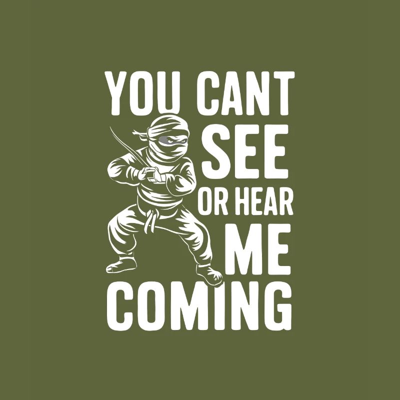 Ninja, du kannst mich nicht kommen sehen oder hören