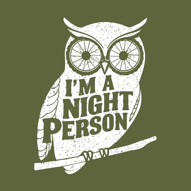 Ich bin ein Nachtmensch, eine Eule