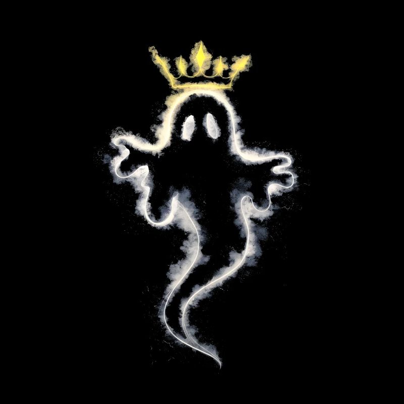 Fantôme avec une couronne