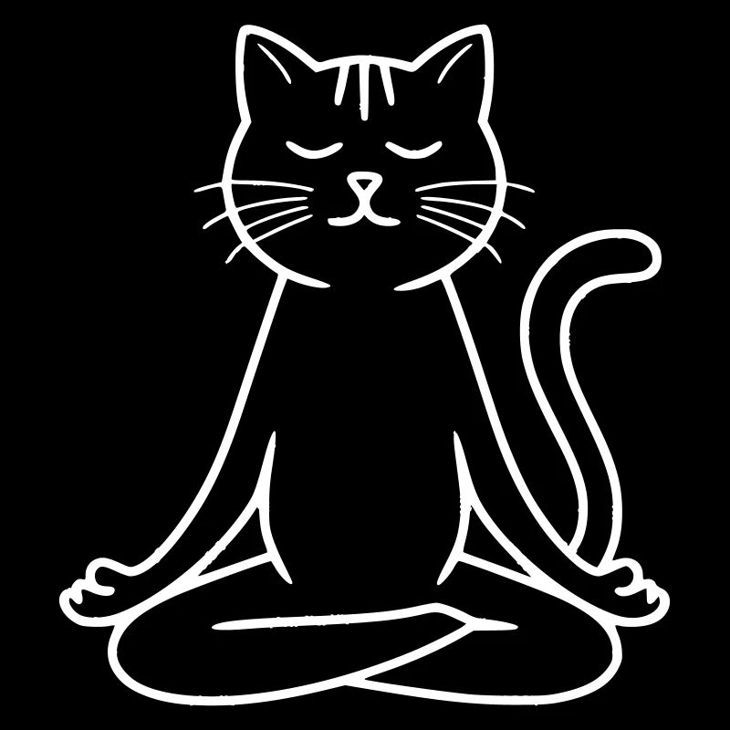 Chat Zen : Maître de la Relaxation
