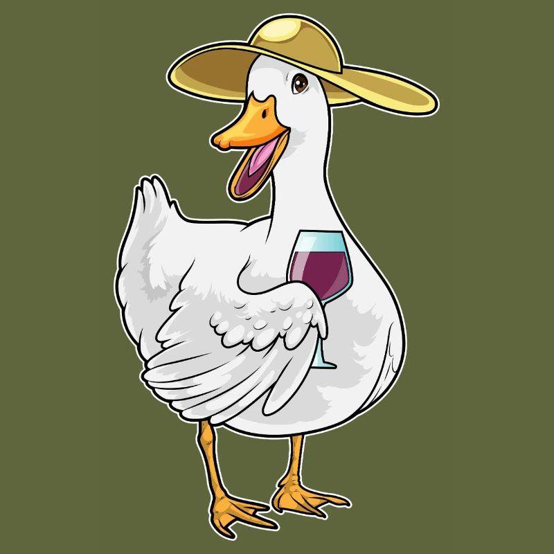 Duck red wine
