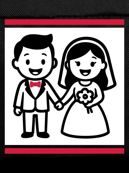 Married couple wedding