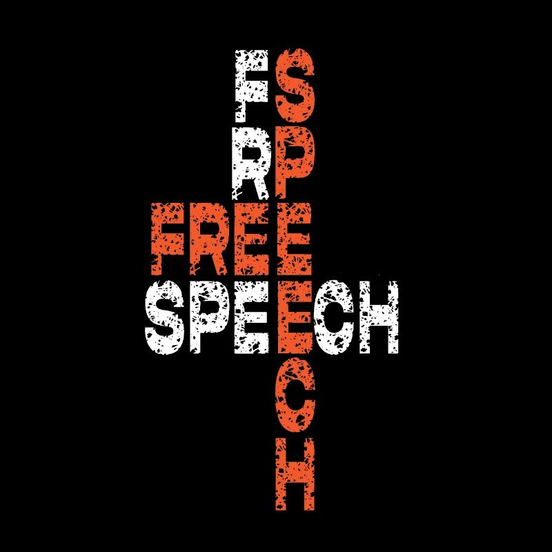 Free Speech Word Art Design