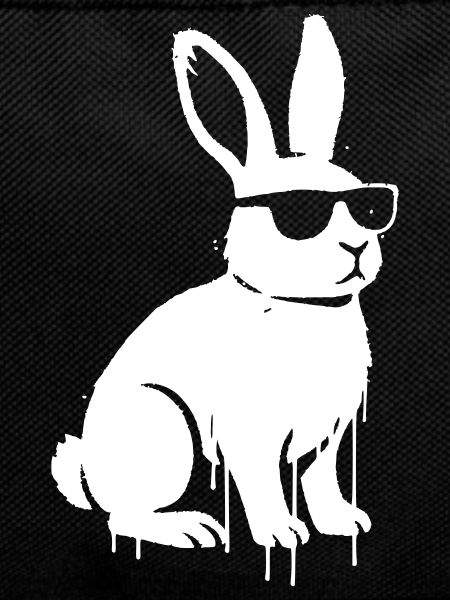 Bunny Graffiti Streetwear Vector
