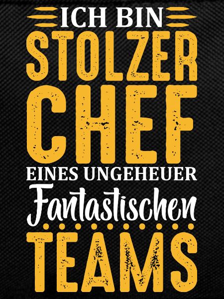 Stolzer Chef Chef Mann Abteilungsleiter Teamchef