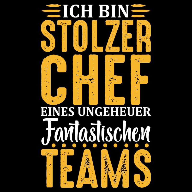 Stolzer Chef Chef Mann Abteilungsleiter Teamchef