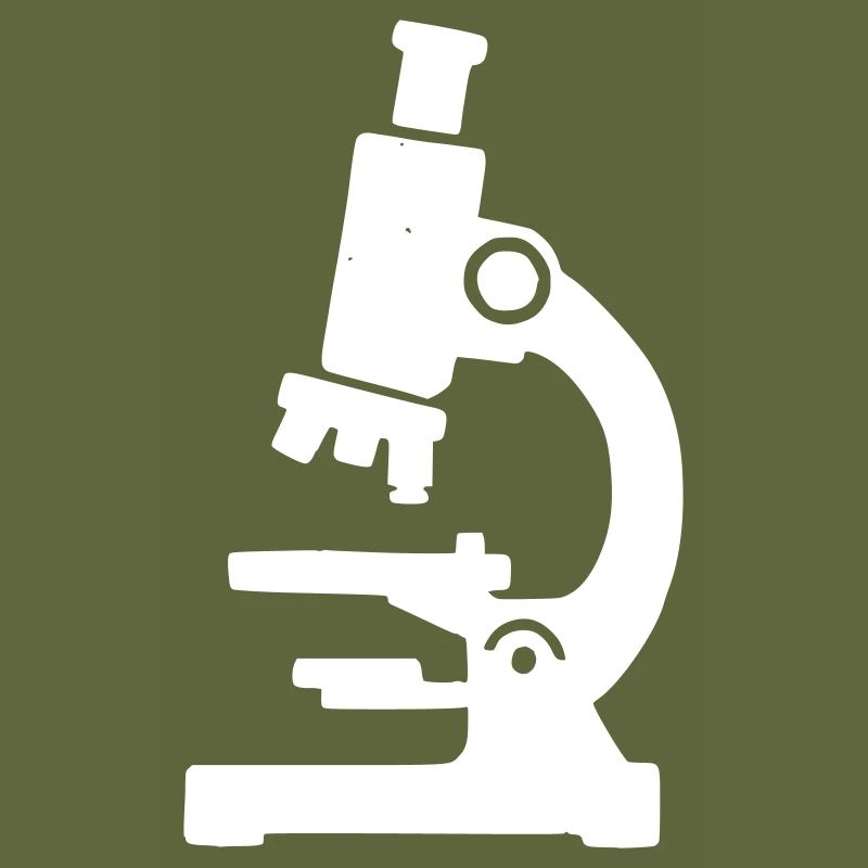 Microscope Silhouette Laboratory
