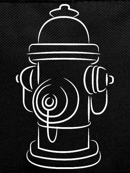 Hydrant Zeichnung