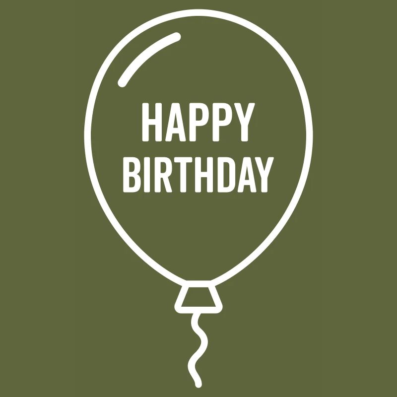 Ballon d’anniversaire – Conception d’anniversaire