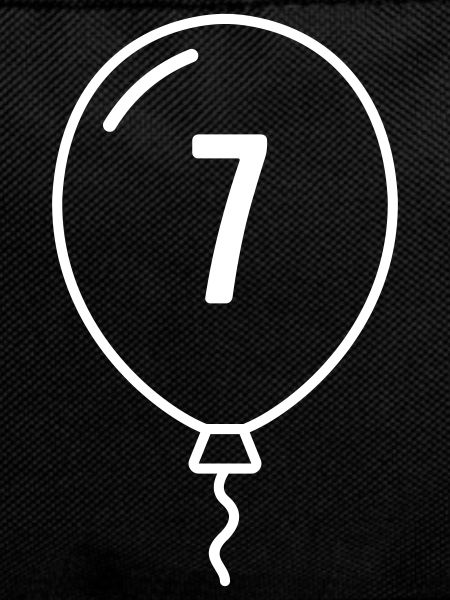 Balloon Number 7 – Birthday & Party Design