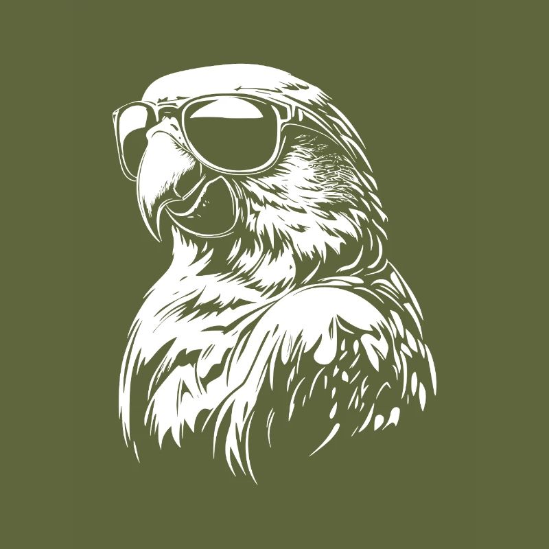 Cool Papagei Sonnenbrille