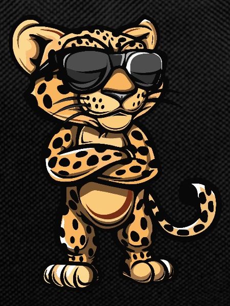 Leopard Cool Comic