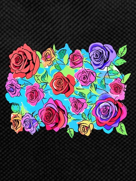 Bunte Rosen