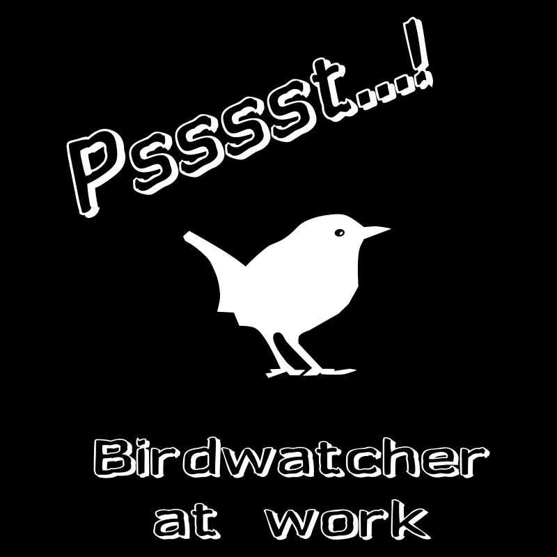 Birdwatcher at work - Wren