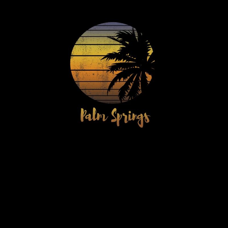 Retro Palm Springs Vacation Souvenir Gift Beach