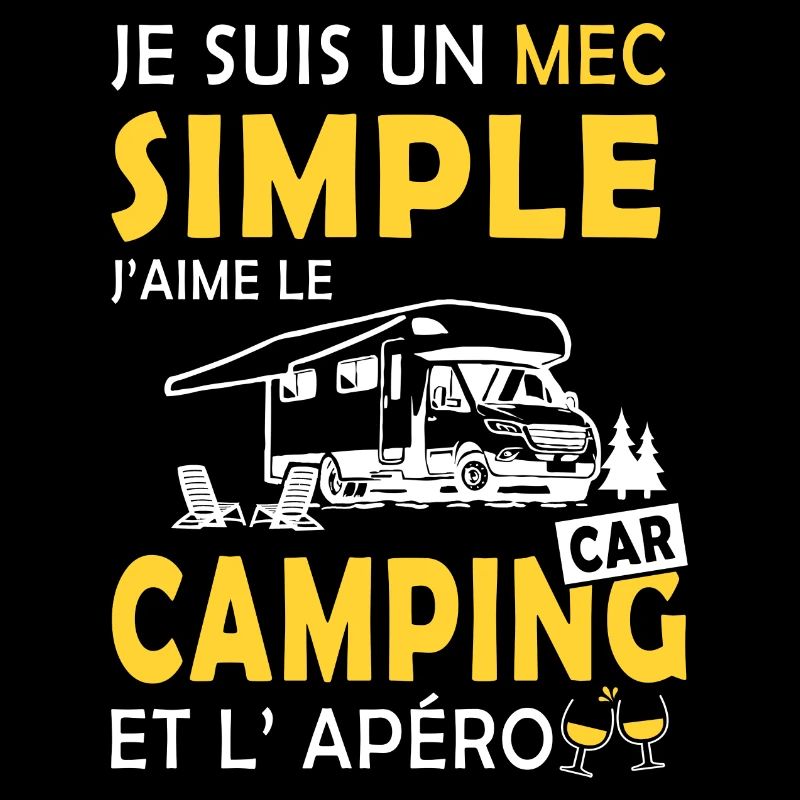 mec simple camping car et apéro