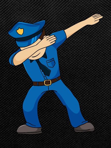 Dabbing police