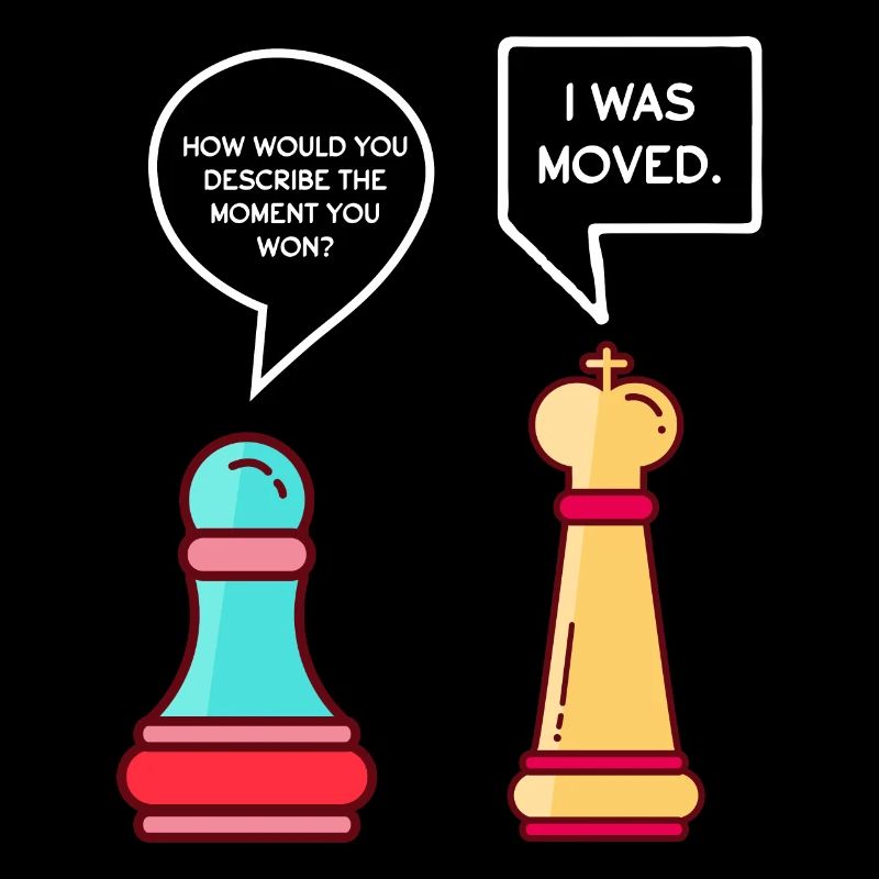 Pièces d'échecs drôles