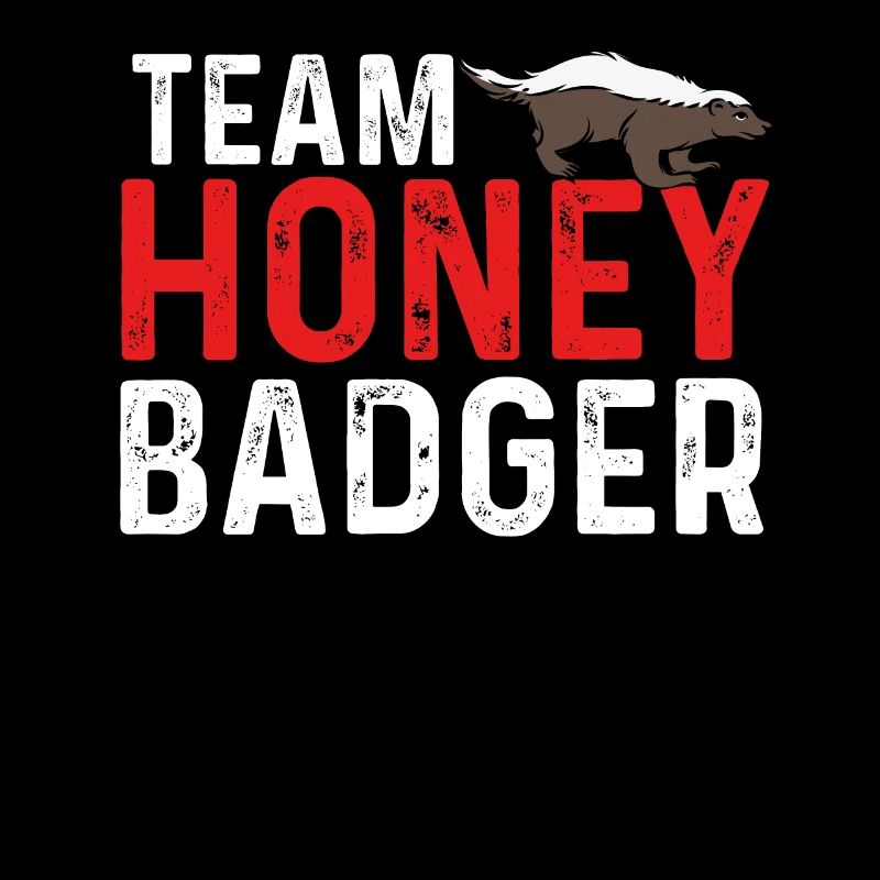 Roter Honigdachs Des Teams